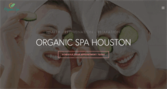 Desktop Screenshot of organicspahouston.com